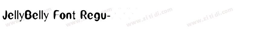 JellyBelly Font Regu字体转换
